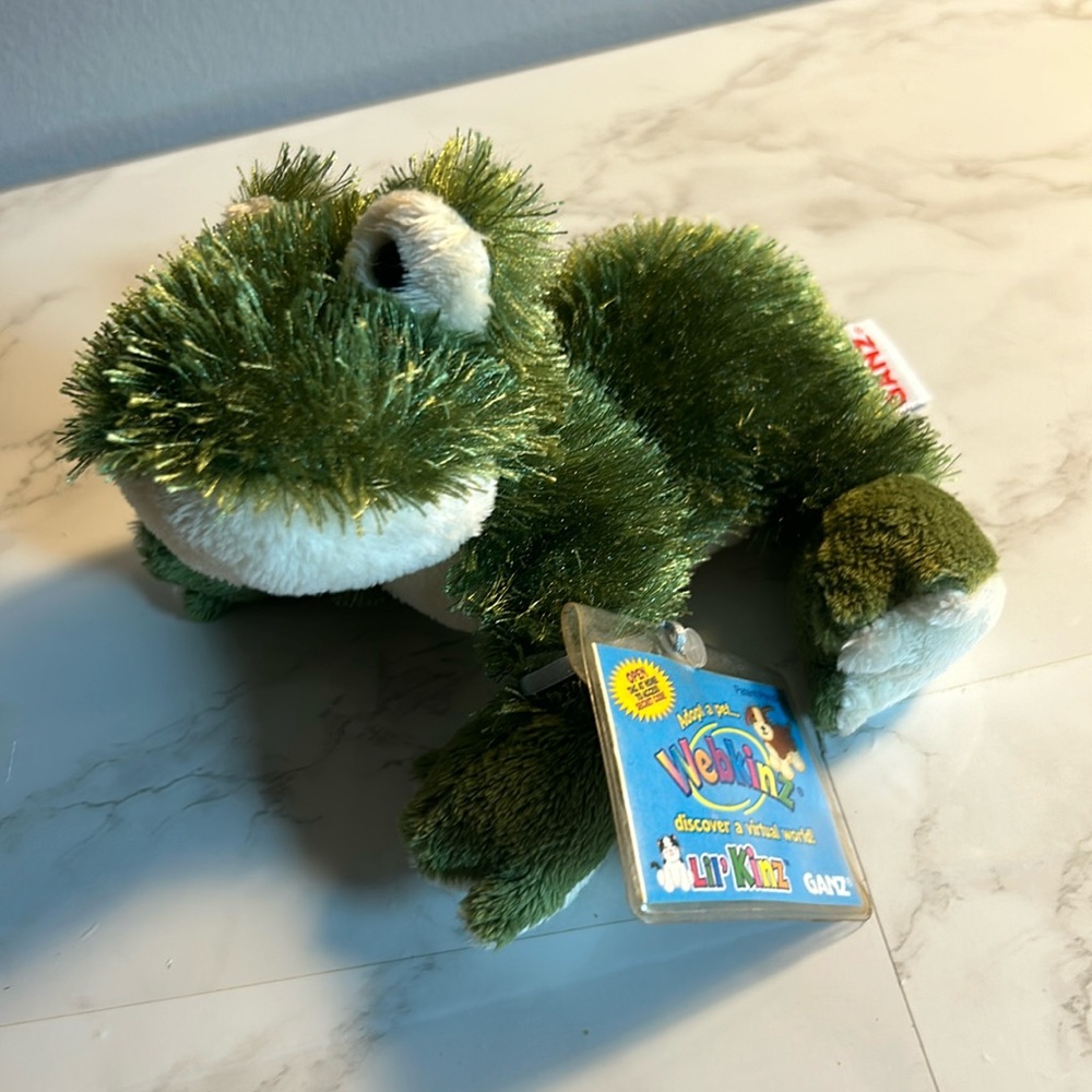 Webkinz Lil’ Kinz NWT Frog Plush